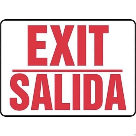Accuform Exit Sign, Plastic, 20 in W, 14 in H SBMEXT907MVP